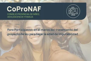Foro participativo por el proyecto de ley para bajar la edad de imputabilidad