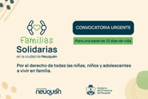 Una bebé de 10 días se suma a la convocatoria de Familias Solidarias