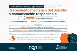 Jornada de tratamiento mediático del suicidio y comunicación responsable